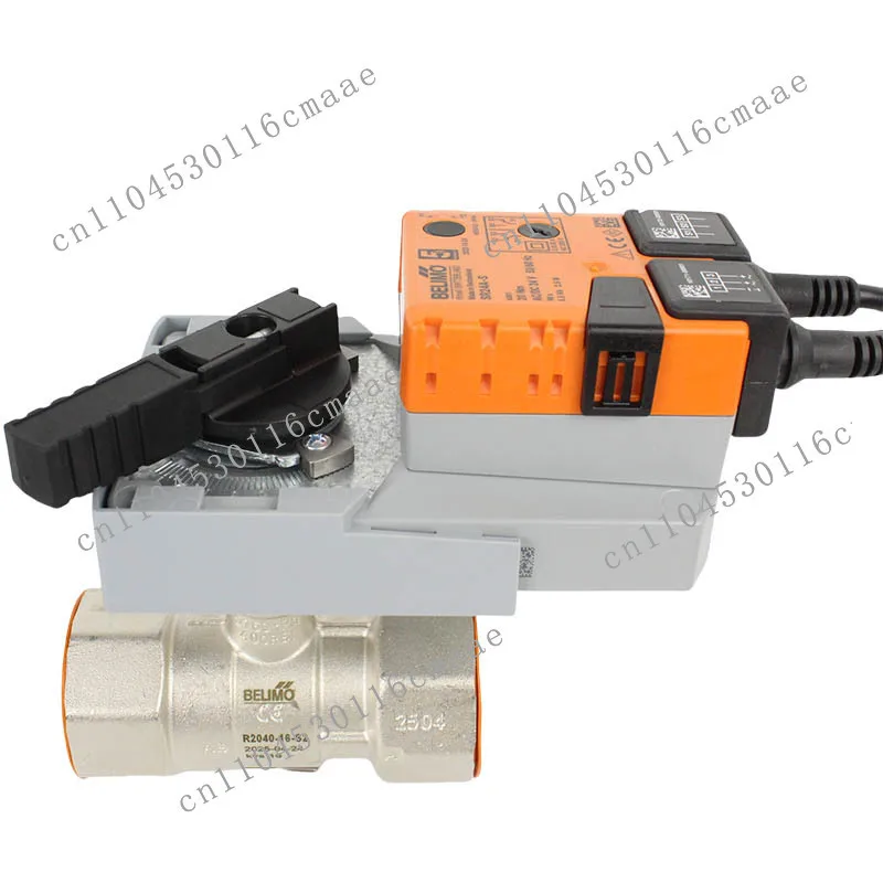 Electric Ball Valves SR24A-S 24V Actuator 2&3 Way R2040-S2 R2050-S3 1 1/2In 2In HVAC Systems Ventilation Valve