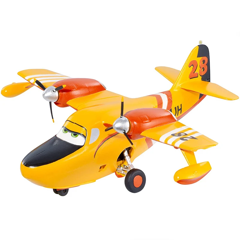 Disney Pixar Planes Dusty Skipper Aircraft Cars 3 Lightning McQueen Fritter Miss Metal Diecast Airplane Model Toy for Children