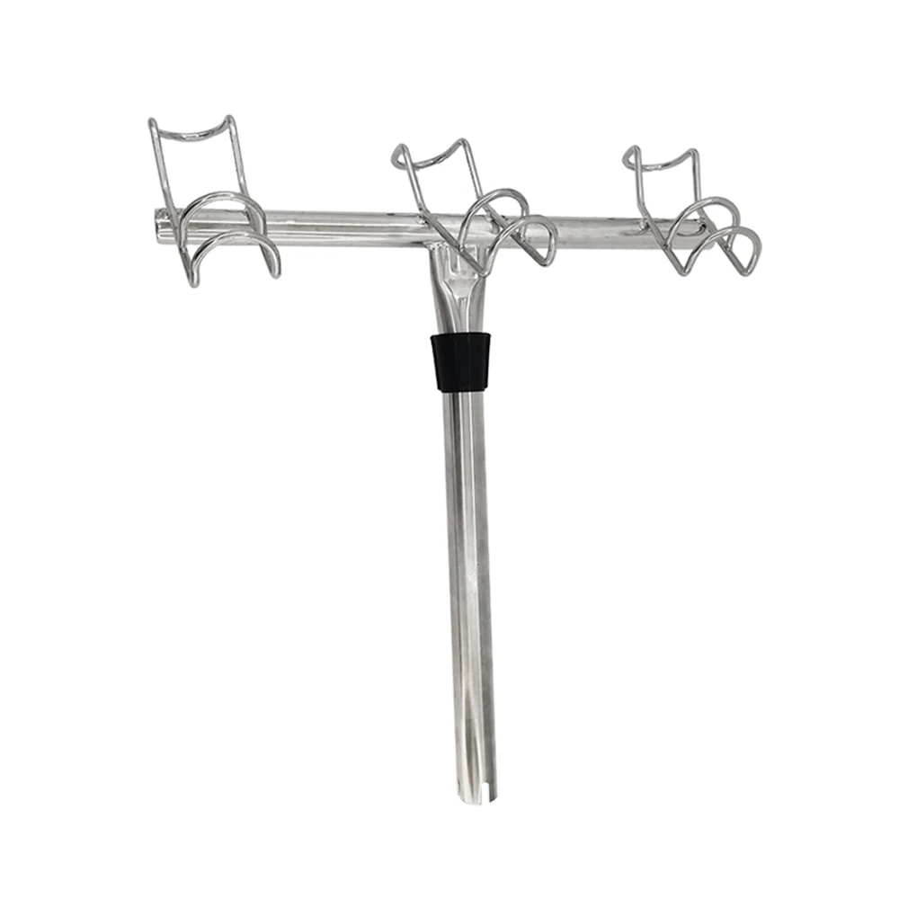 

STLF MARINE Stainless Steel Fixed Brackets for Three-row Left and Right Fishing Rod Seats Marine and Yacht Hardware Access