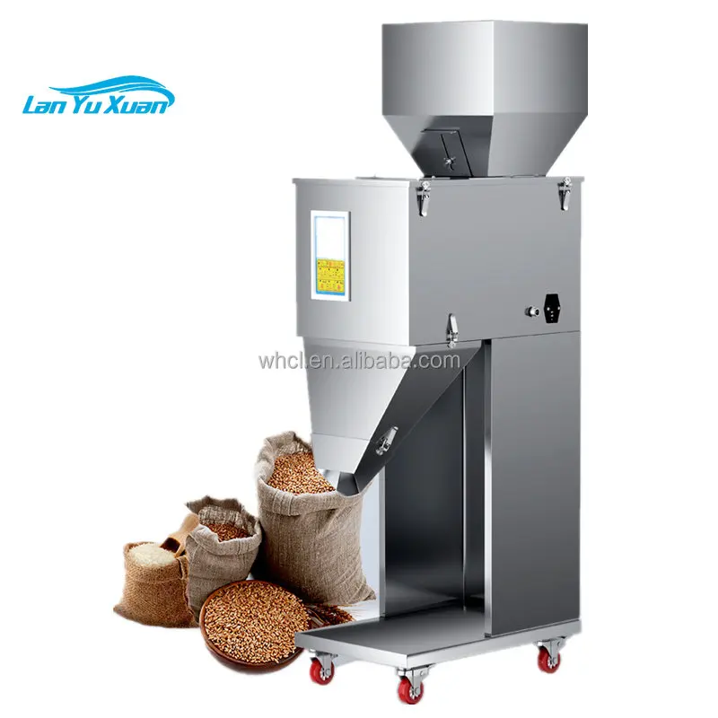 

1KG Multi-function Rice Grain Coffee Powder Granules Weighing Racking Filling Machine