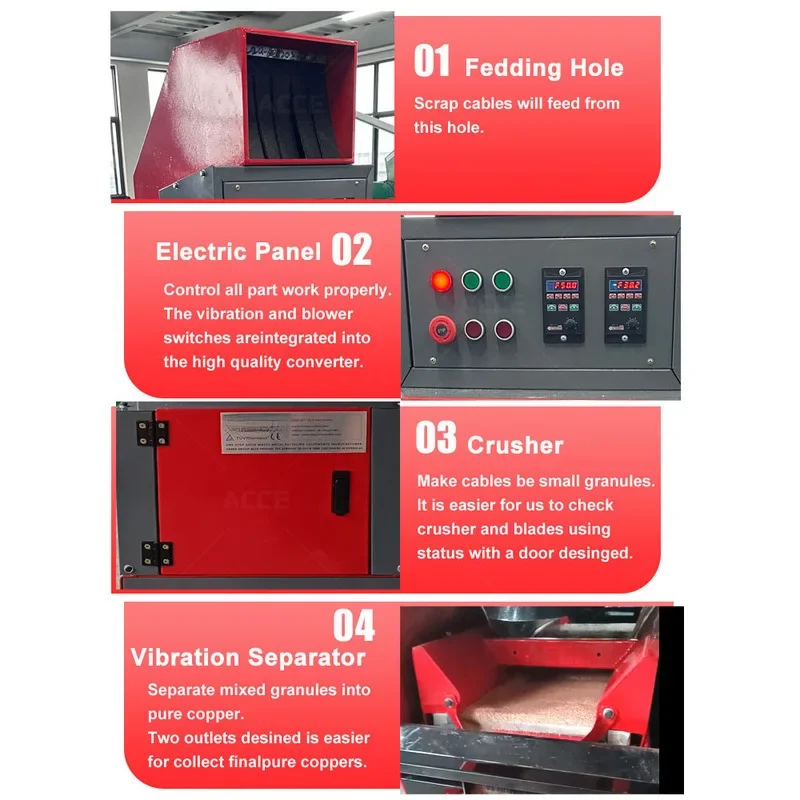 New Mini Wire Separator Crusher Copper Granulating Cable Granulator Hine For Sale - view 3