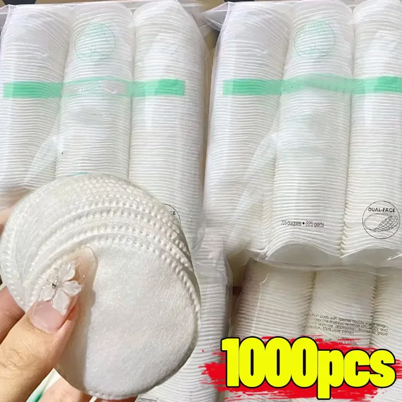 Einweg doppelseitige kosmetische Wattepads weiche atmungsaktive runde tägliche Gesichtsreinigung Make-up Nagellack entfernen Pads Werkzeuge