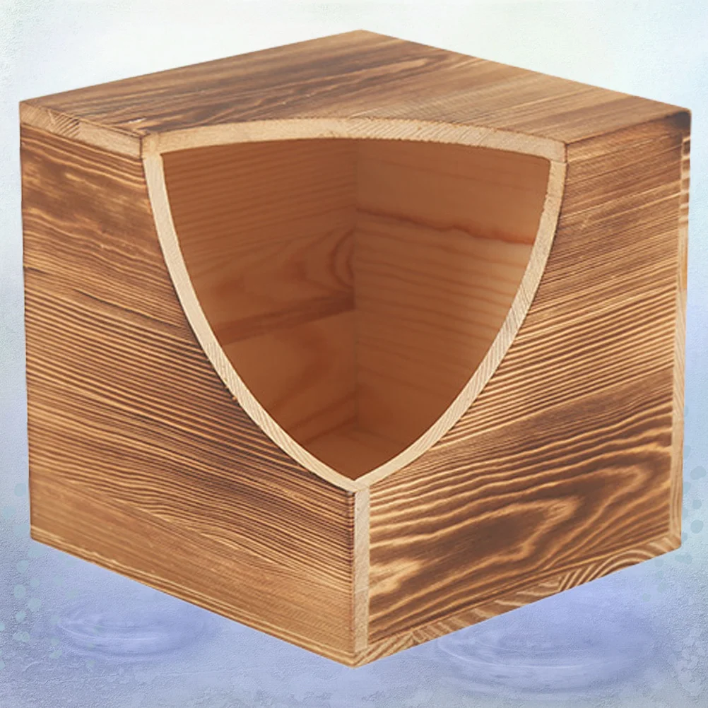 

Wooden Bird Nest Small Bird Breeding Box Natural Wood Habitat for Parrot and Small Birds Playground Sleeping Bed