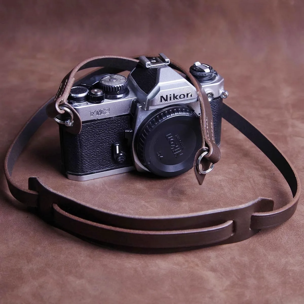 Camera Strap Cowhide SLR Retro Literary Neck Micro Single Leather Lanyard Digital Shoulder Strap Canon Camera Accessories