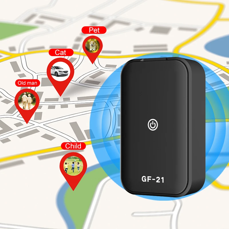 Imagem -05 - Mini Gps Car Tracker Dispositivo Anti-perdido Sos Call Locator Gravação de Controle de Voz Rastreador de Carro Universal Gf21