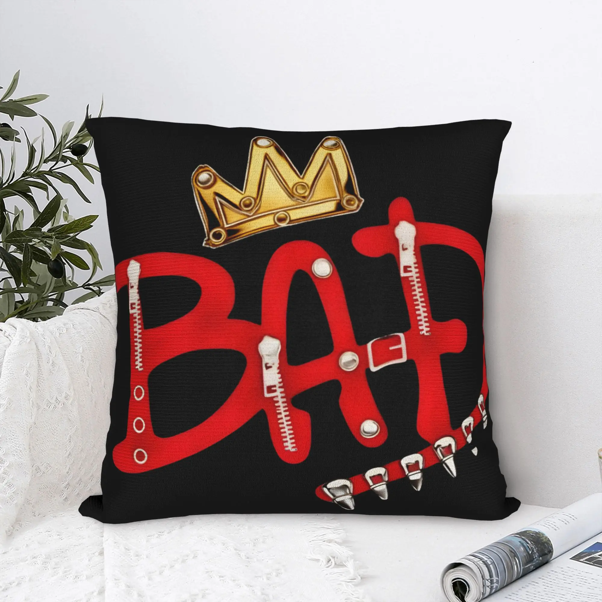Pillow Cover Mj King Of Pop Michael Jackson  Fashion Pillow Case For Sofa Home Decor Pillowcases