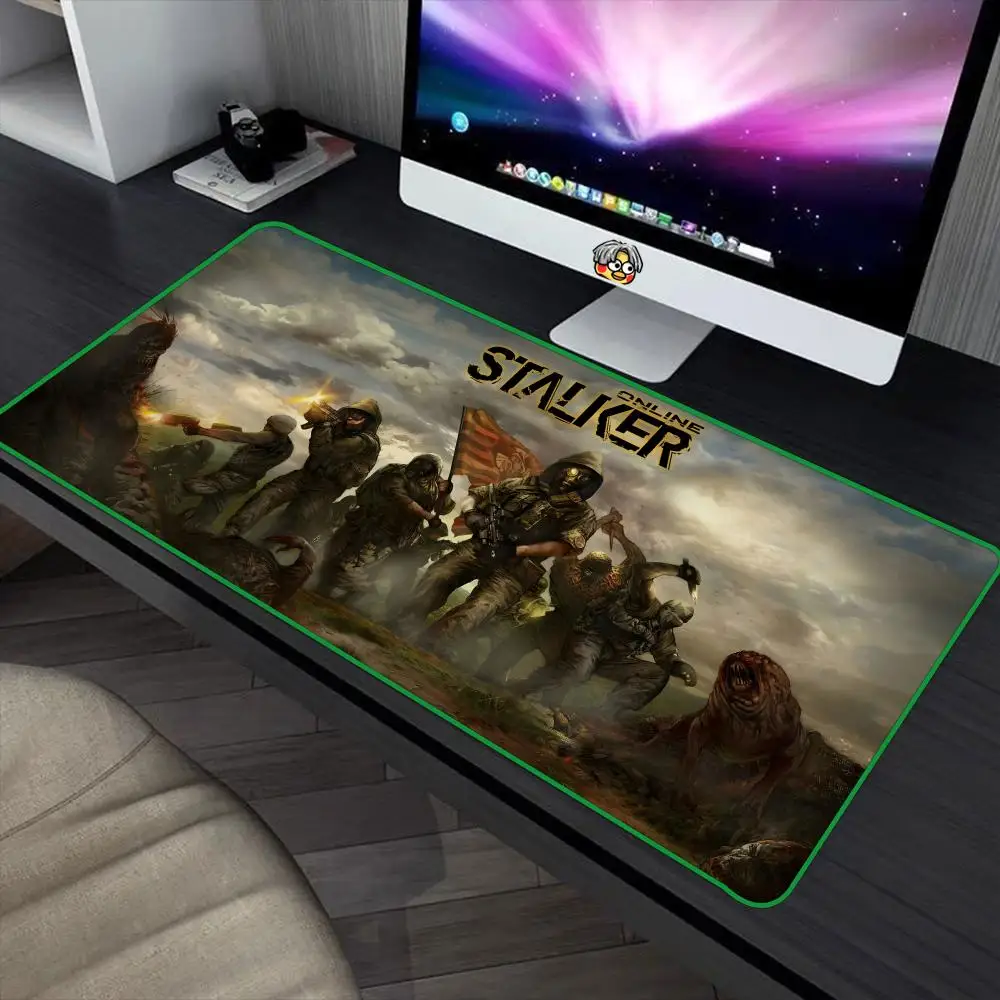 Cool News S-Stalker 2 Mouse Pad 90x40cm Colorful Lock Edge Pure Natural Rubber Desktop Mouse Pad Anti slip Large Mouse Pad