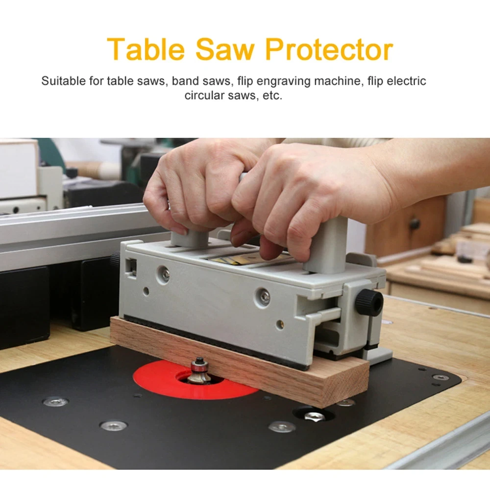 3D Safety Push Handle Inverted Table Saw Engraving Machine Band Saw Woodworking Push Ruler Anti Cutting Table Saw Protector