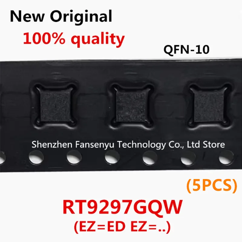(5piece)100% New RT9297 RT9297GQW (EZ=ED EZ=..) QFN-10