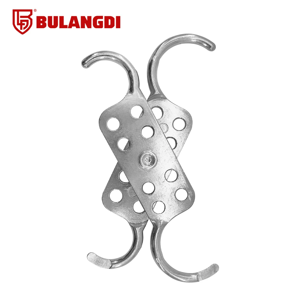 Keyu Aluminum Double Head Buckle with Eight Holes and Multi Person Management Different Lock Hook High Resistance Alloy