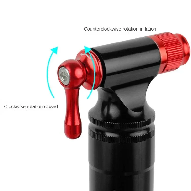 Bicycle Portable Air Pump Co2 Tire Inflator Aluminum Mini Pump Fits 8/12/16G Co2 For MTB Bike Accessories