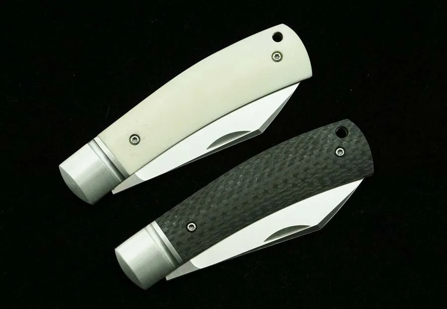 LEMIFSHE New Folding Knife 9CR14MOV Blade Steel+CF/Bone Handle Outdoor Camping Hunting Kitchen Survival Pocket EDC Tool