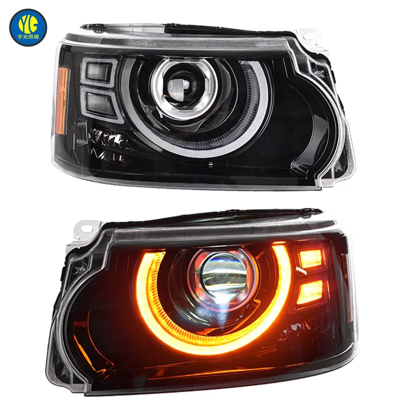 

For Land Rover Range Rover Sport L320 2005-2013 Discovery 4 Head Front Light Modified LED Headlight DRL Head Lamp