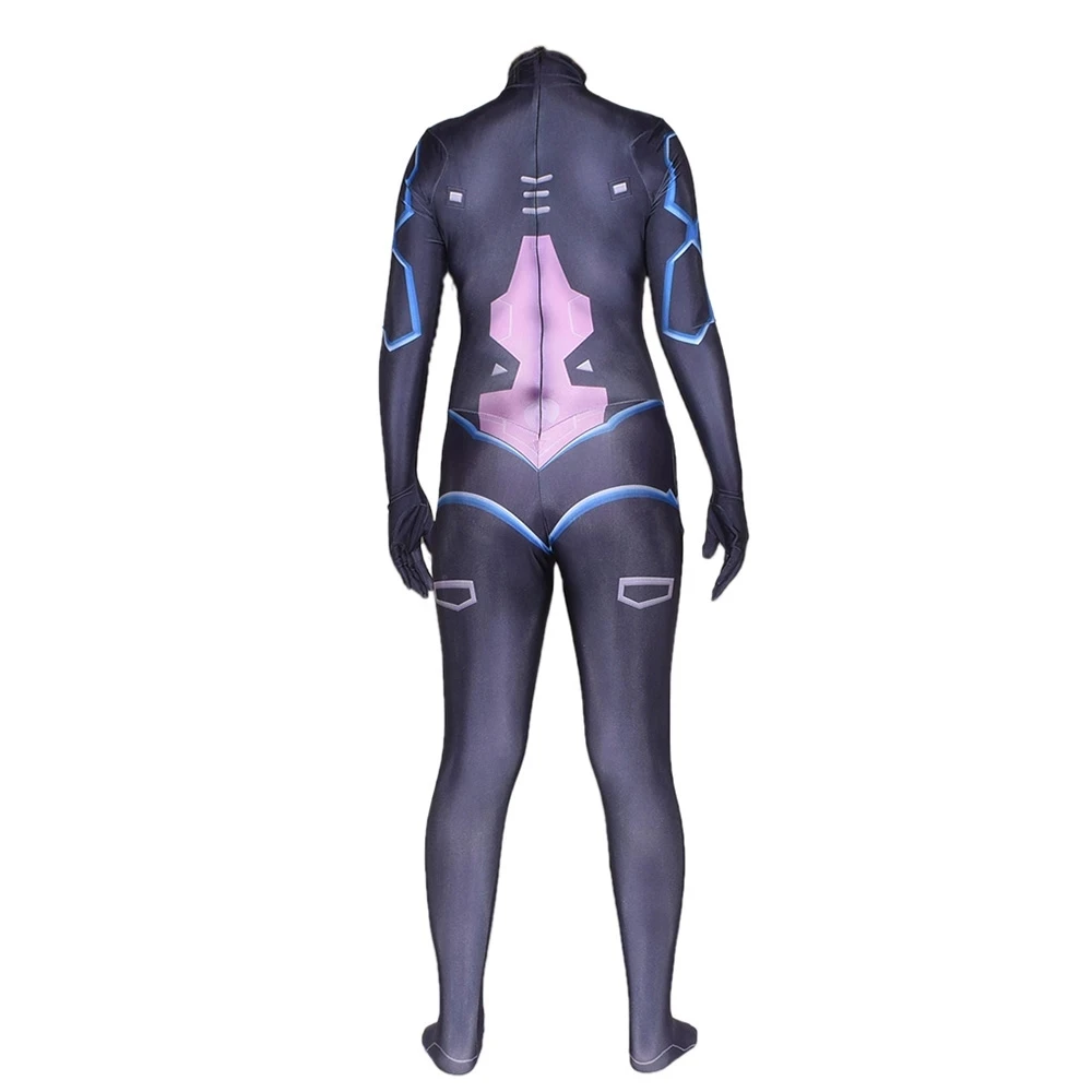 Bodysuit super-herói Zentai adulto e infantil, traje de cosplay anime macacão Halloween, roupas de super-herói para mulheres e meninas, mega dimensão