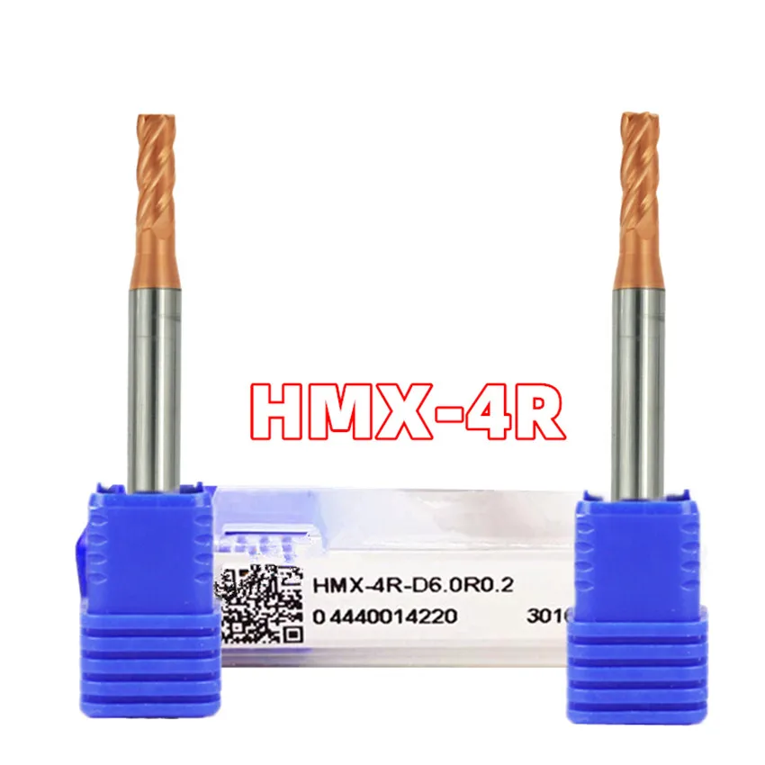 

ZCC.CT HMX-4R-D12.0R0.5 / HMX-4R-D12.0R1.0 / HMX-4R-D12.0R2.0 / HMX-4R-D12.0R3.0 Four flute end mill 1PCS/BOX