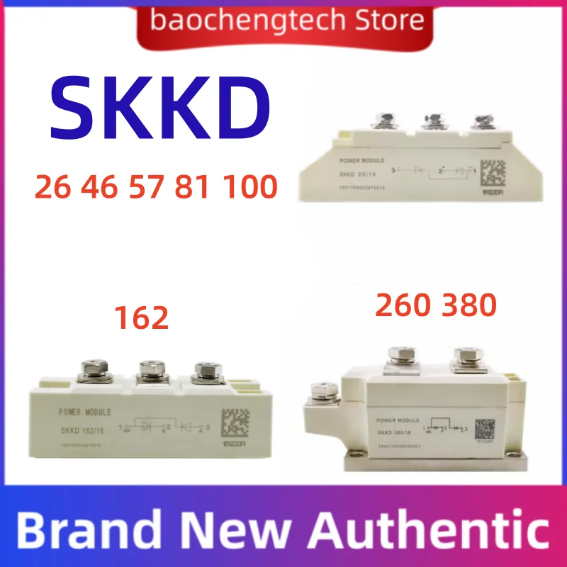 IGBT module SKKD26/16 SKKD46/16 SKKD57/16 SKKD81/16 SKKD100/16 SKKD162/16 SKKD260/16 SKKD380/16 rectifier diode module