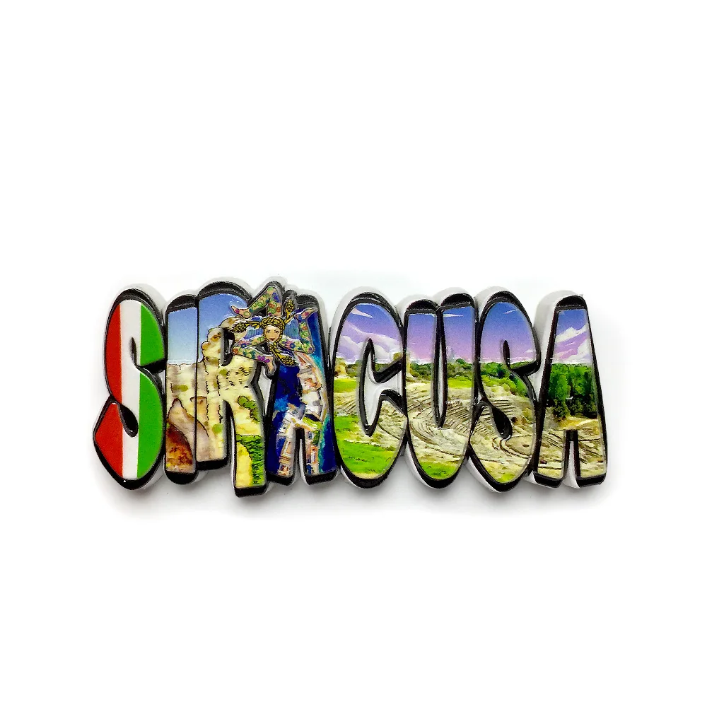 

Italy Sicily Siracusa Fridge Magnets Ancient Theatre Souvenir Magnets For Fridge Home Decor Room Decoration