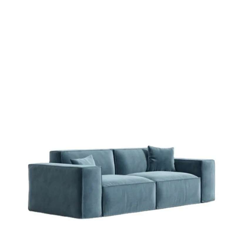 

Square sofa, Italian minimalist small apartment, living room technology cloth sofa furniture, simple silent wind straight row so