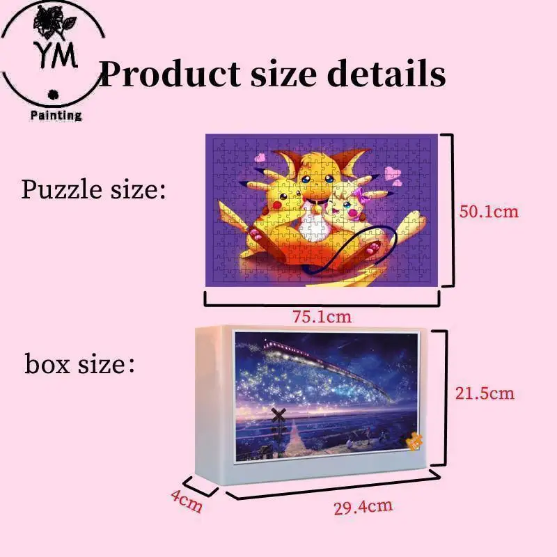 Disney Princess Tiana Jigsaw Puzzle Toys 1000 Pieces Cartoon Wooden Puzzles For Kids Learning Education Adult Collection Hobby