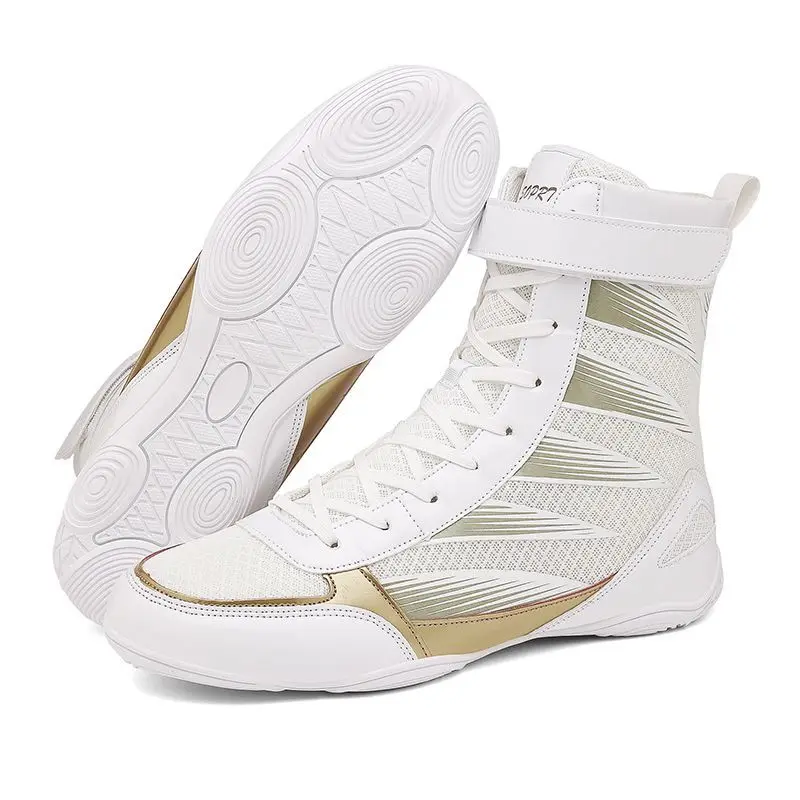 

2026 Hot Sale Men Gym Training Shoe Boxing Fighting Boots Professional High Top Men Boxing Sneakers Comfortable Man Wrestling Sh