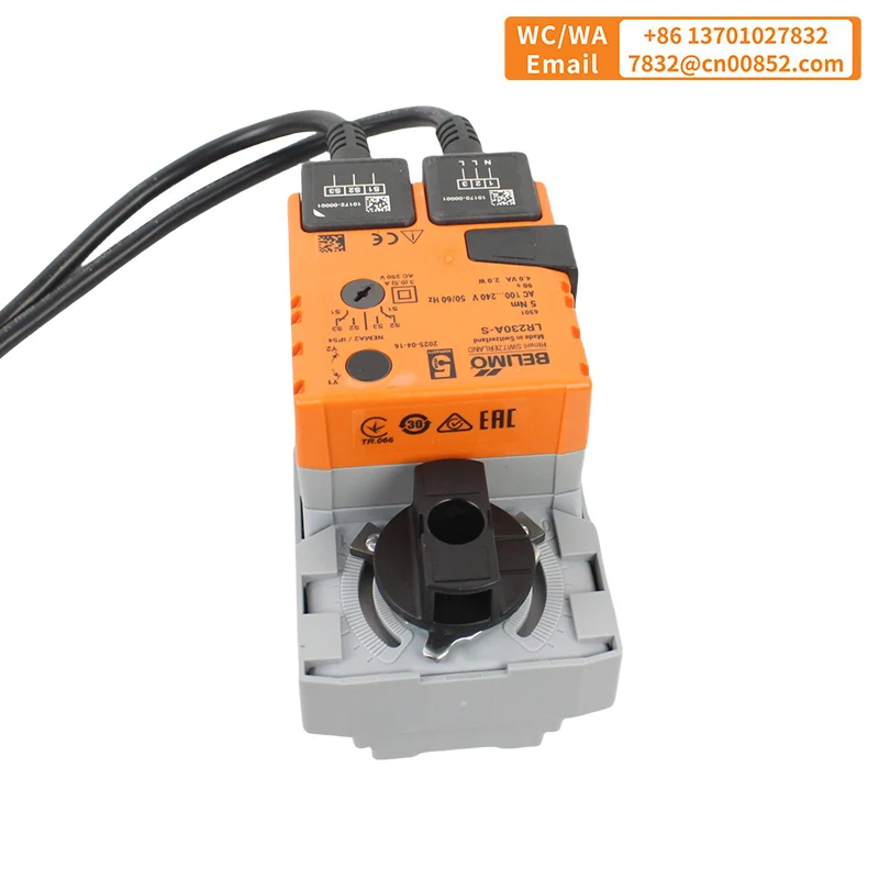 Belimo 5NM LR230A-S AC230V AC220V المحرك الدوار المفتوح والإغلاق للصمامات الكروية مع مفتاح مساعد متكامل 90S CE في المخزون