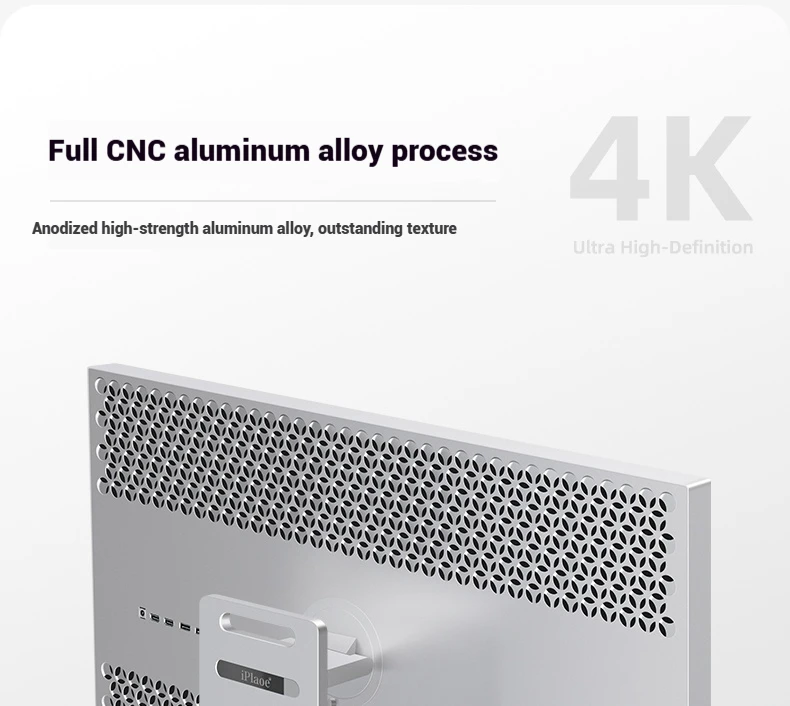 Monitor per computer con schermo Nano IPS da 32 pollici 4K 60Hz con display in materiale in lega di alluminio, copertura DCI-P3 Tempo di risposta al 98% 2 ms