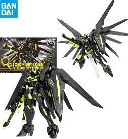 

Bandai оригинальный GUNDAM HG RISING FREEDOM GUNDAM RECIRCULATION GOLOR/NEON YELLOW аниме фигурка модель игрушки