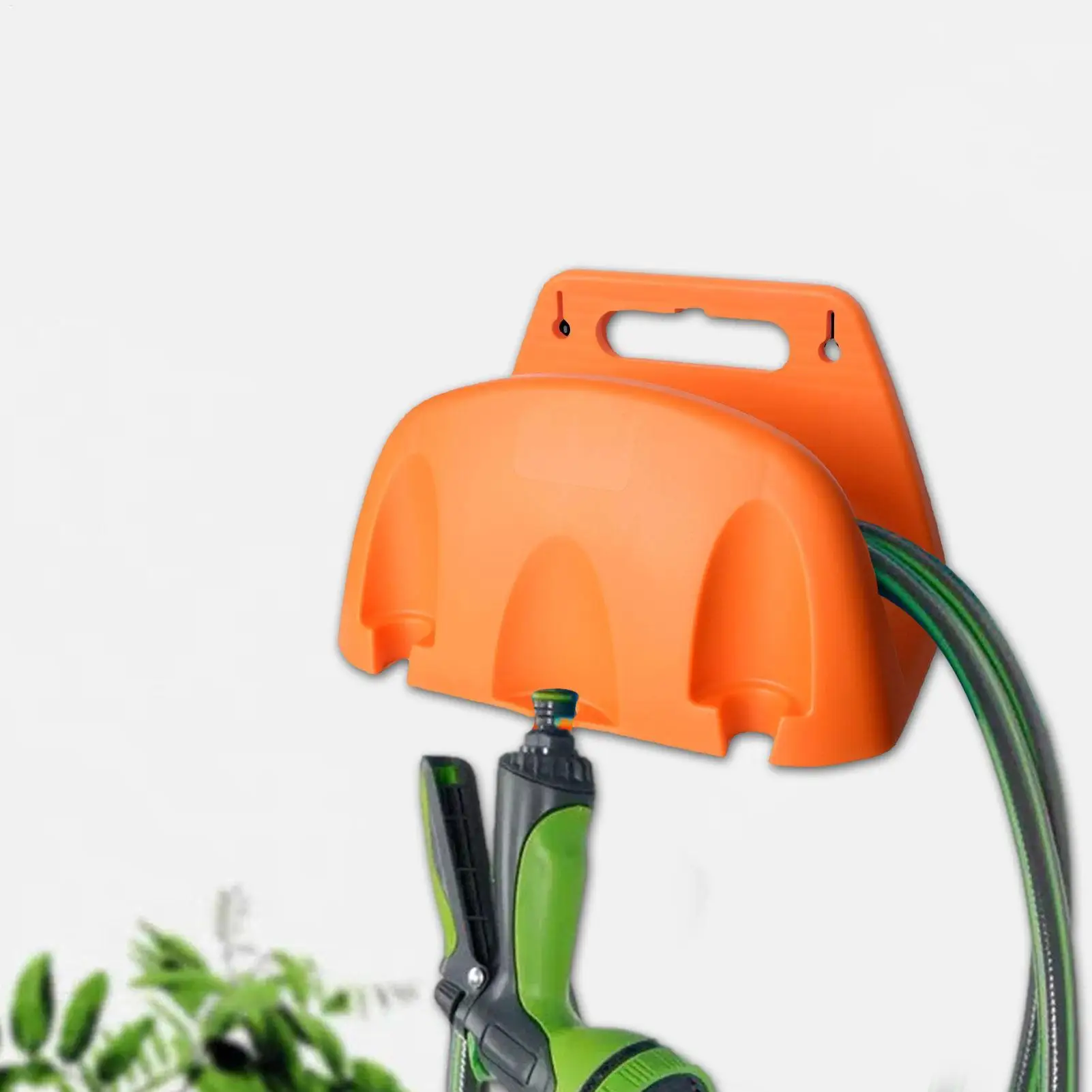 Garden Hose Holder Wall Mounted Durable Hose Hooks Metal Hose Hanger Durable Hose Hooks Metal Water Hose Holder for Outside Hose