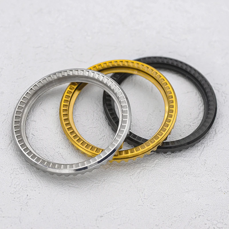 41mm Watch BezelStainless Steel Rotating Bezel for SKX007 SRPD Watch CaseRotating BezelDiving Watches Mod Replacement Parts