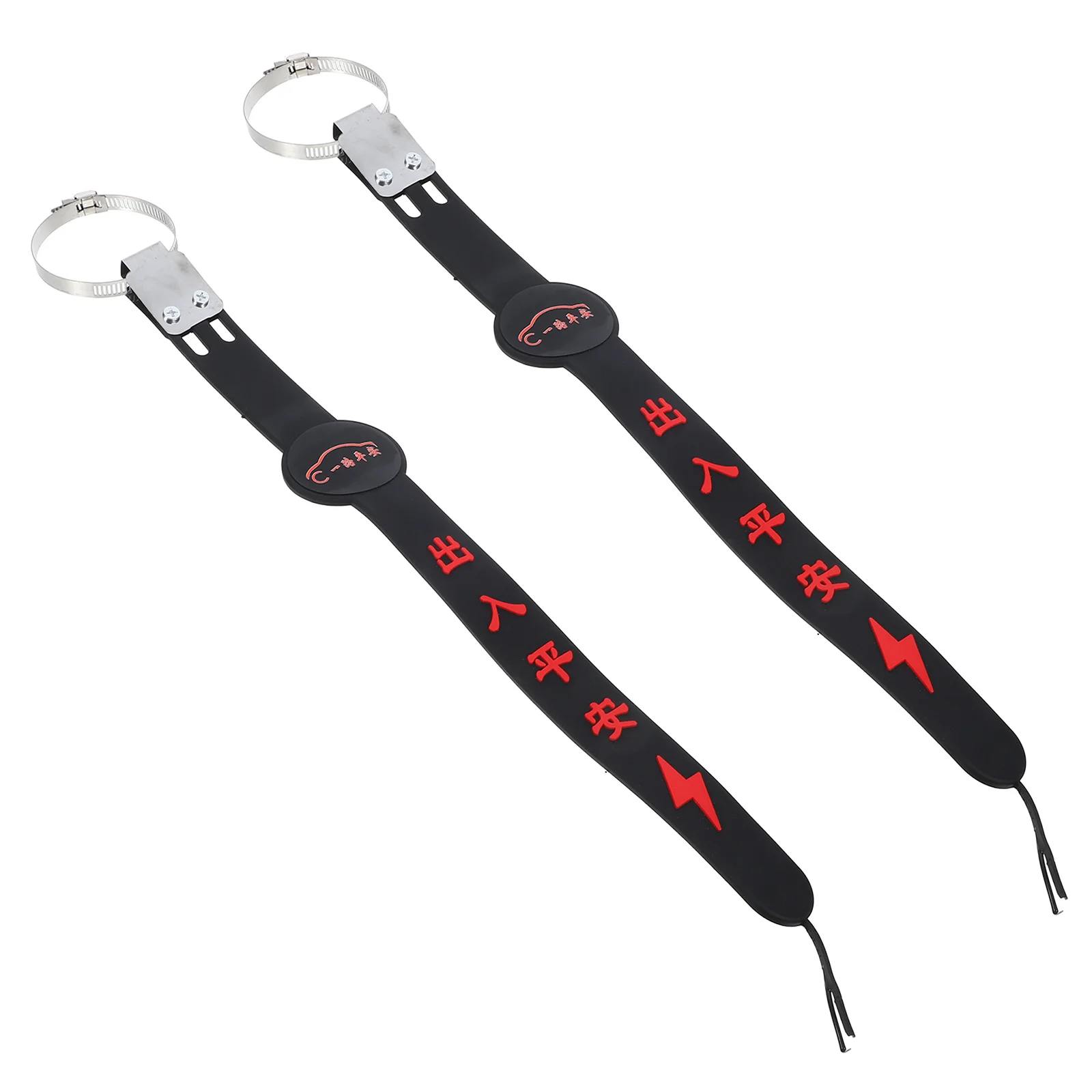 

2Pcs Car Anti Static Strap Silicone Adjustable Automotive Ground Strap Secure Car Static Electricity Ground Wire