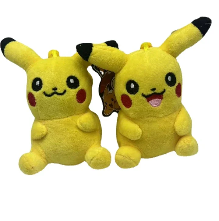 1 szt. Pokemon Pikachu pluszowa lalka 12cm wisiorek wypchany brelok do kluczy z ozdobą Bulbasaur pluszowy prezent zabawka