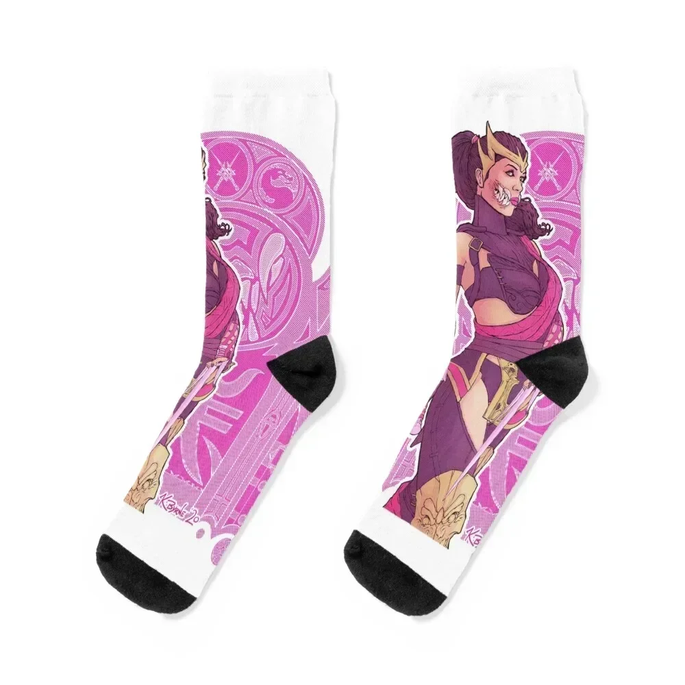 

Kahnum Mileena Socks cartoon warm winter Toe sports anti slip football Men Socks Women's