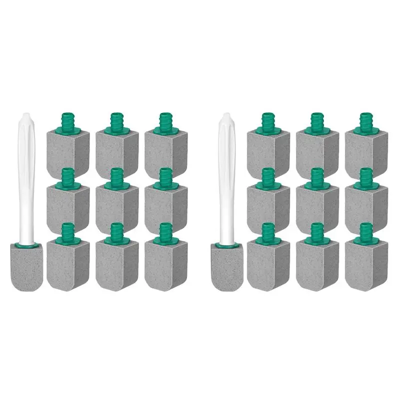 

20 Pcs Pumice Stone Toilet Bowl Cleaner Toilet Pumice Stone With Long Handle Toilet Brush For Pool Bathtubs Kitchen Sink-AT64