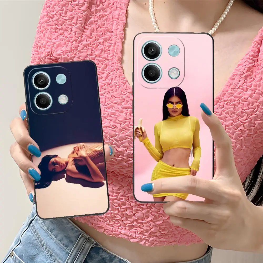 

Kylie Jenner Mobile Phone Case for Xiaomi Redmi Note 14 13 12 11 A5 3 2 1 Pro Plus 4G 5G Colour Printing Cellphones Pretty Cover