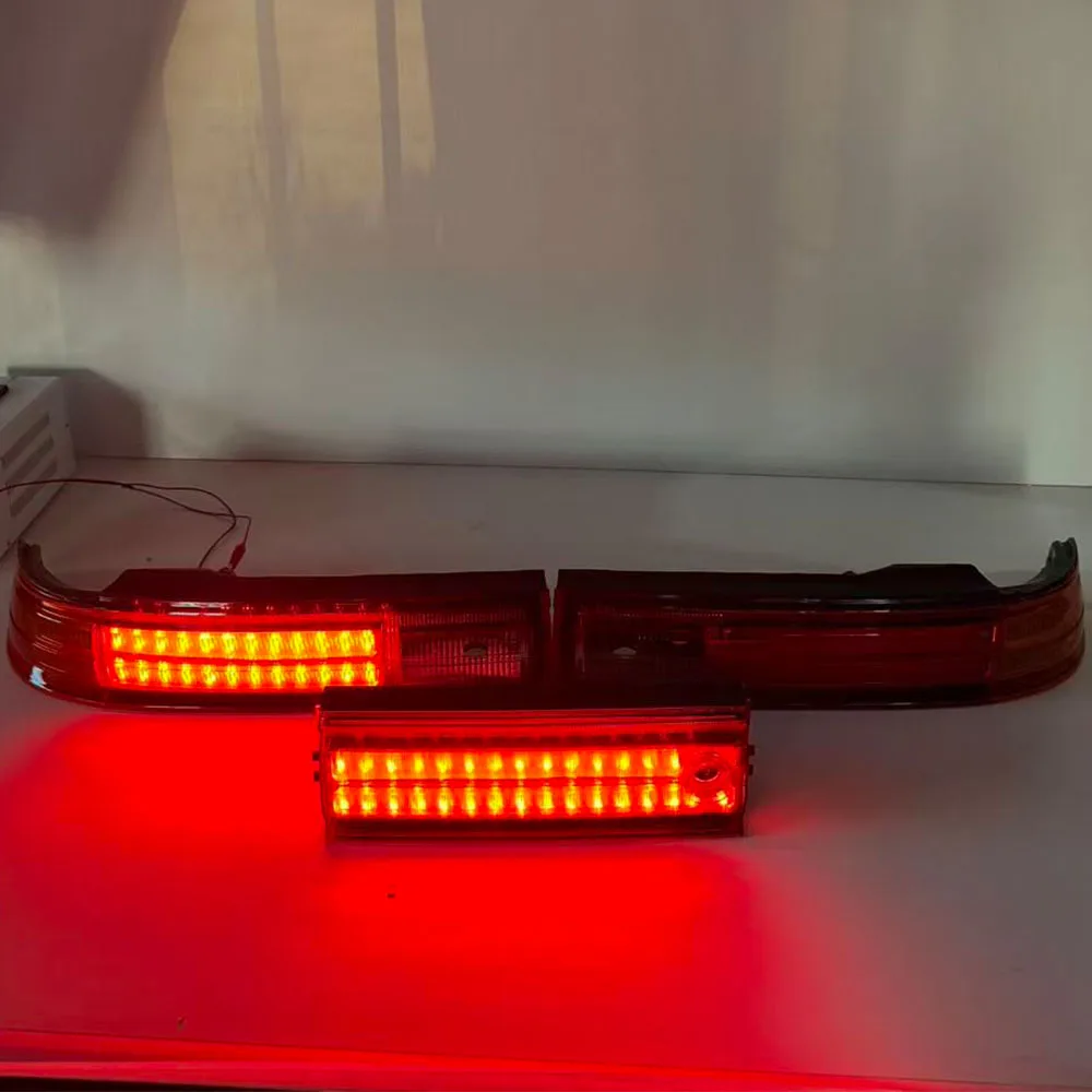 MARK2 GX90 1992-1995 Red LED Rear Tail Light Turn Brake Signal High Bright Waterproof 3PCS Set