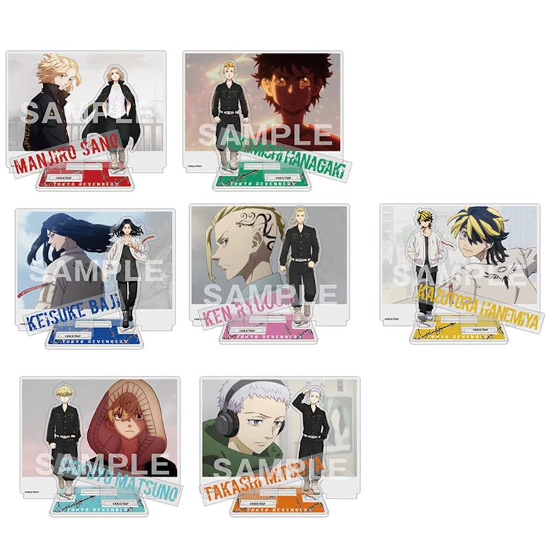 Game Draken Chifuyu Takemitchy Mitsuya Takashi Inui Seishu Figure Doll Anime Acrylic Stand Model Plate Cosplay Toy for Gift