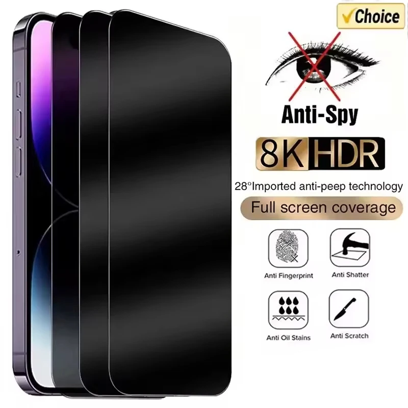 Anti Spy Peep Screen Protector For Oneplus 13 12 Protective Film oneplus 10 11 9 8 Pro 12R 11R Ace 3 2 Privacy Tempered Glass