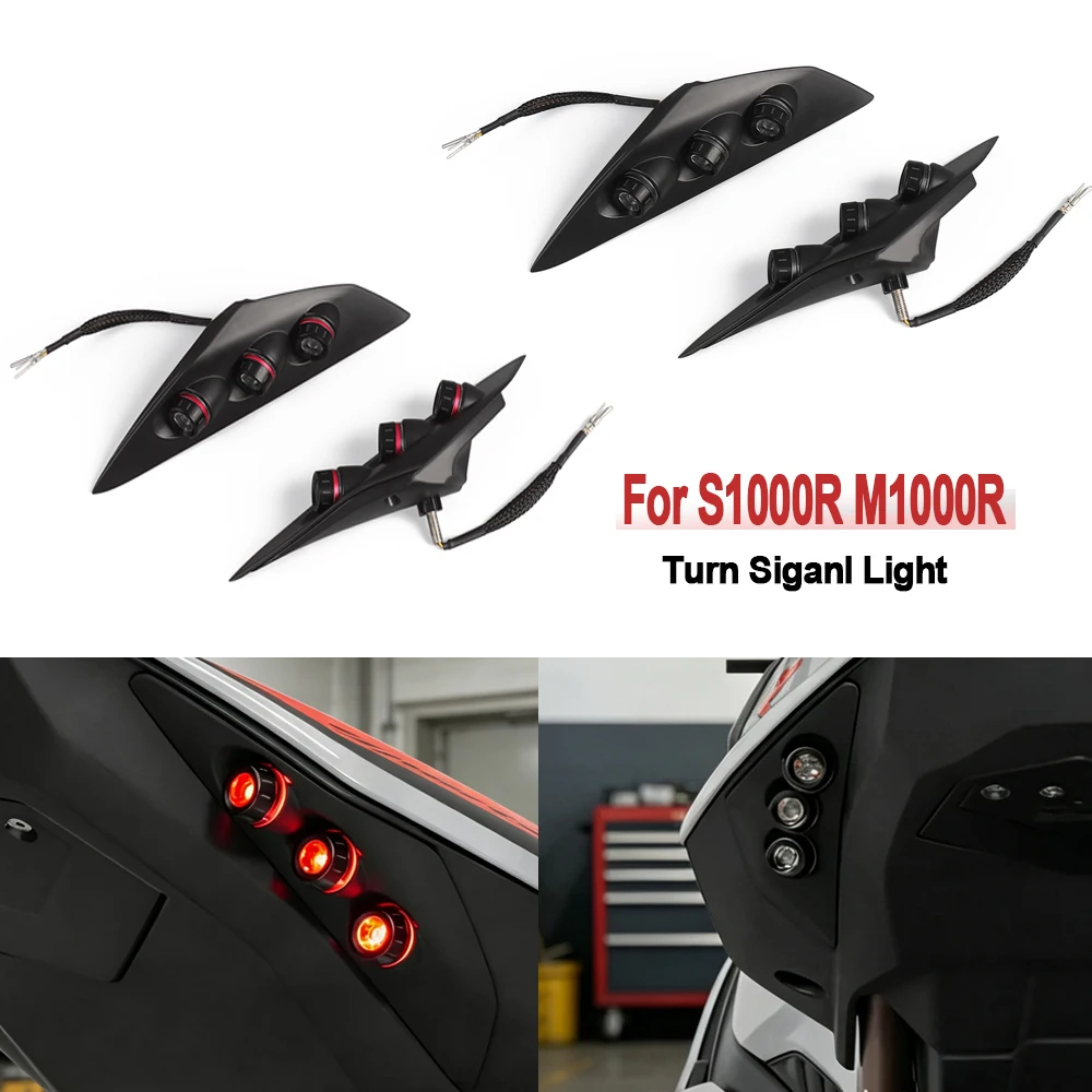 New Motorcycle LED Rear Tail Light Turn Signal Indicator Lamp For BMW S1000R S 1000R 2021-2026 S M 1000 R M1000R 2023-2026