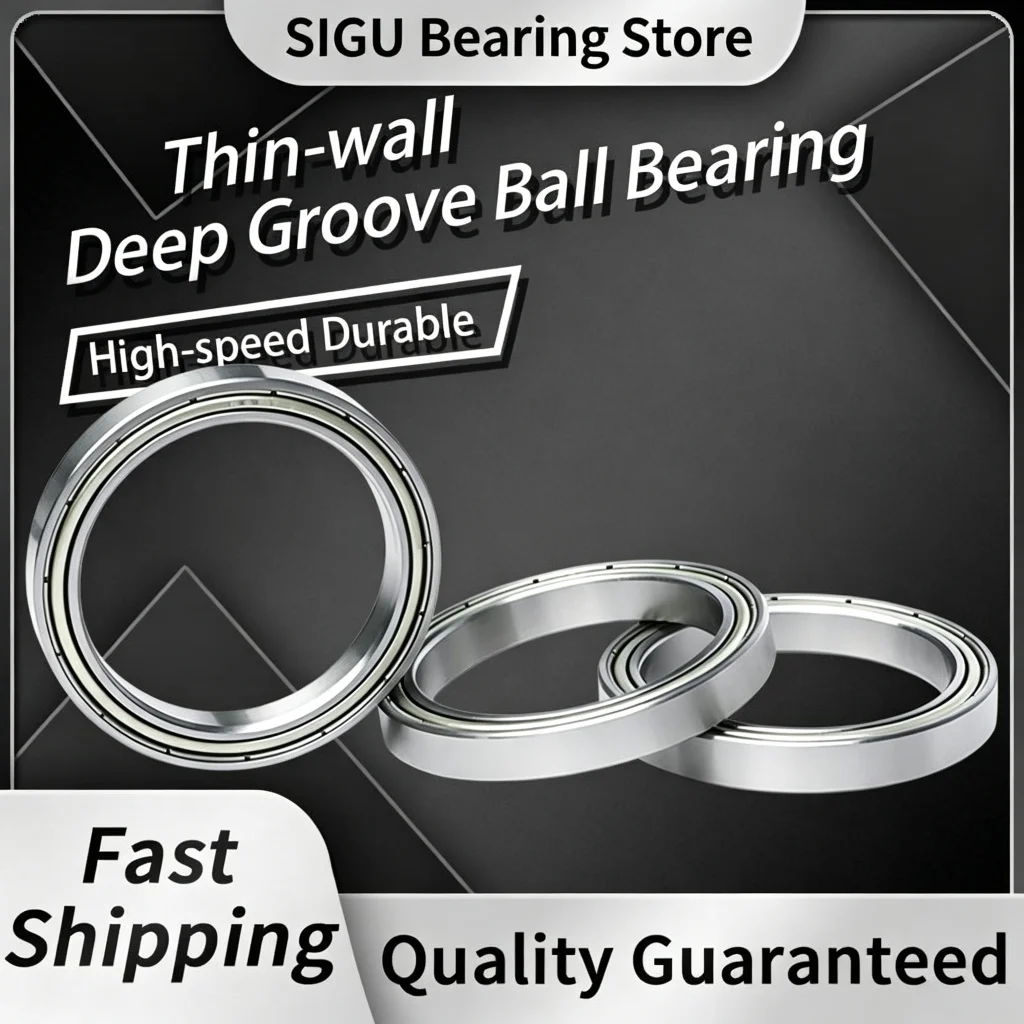 Thin‑wall Deep Groove Ball Bearings (2/4/10Pcs) 6900 6901 6902 6903 6904 6905-ZZ/2RS High Rotational Speed