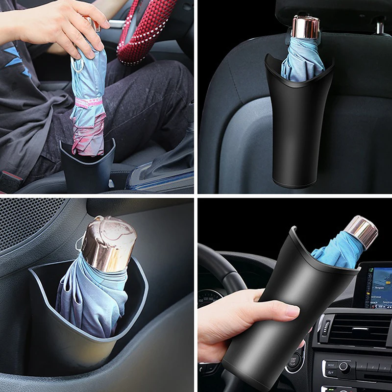 Car Umbrella Storage Box Versatile Space Saving Auto Umbrella Holder Rack Backseat Can Garbage Car Cup Car Holder