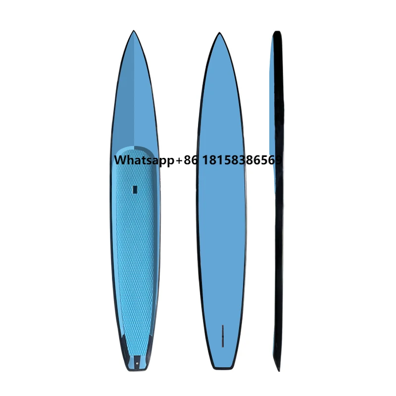 

OEM Factory Carbon Fiber Eps 14-футовая подставка Paddle sup Racing Long Board Fast Race Surfing Still Ocean Water Plate Жесткая доска