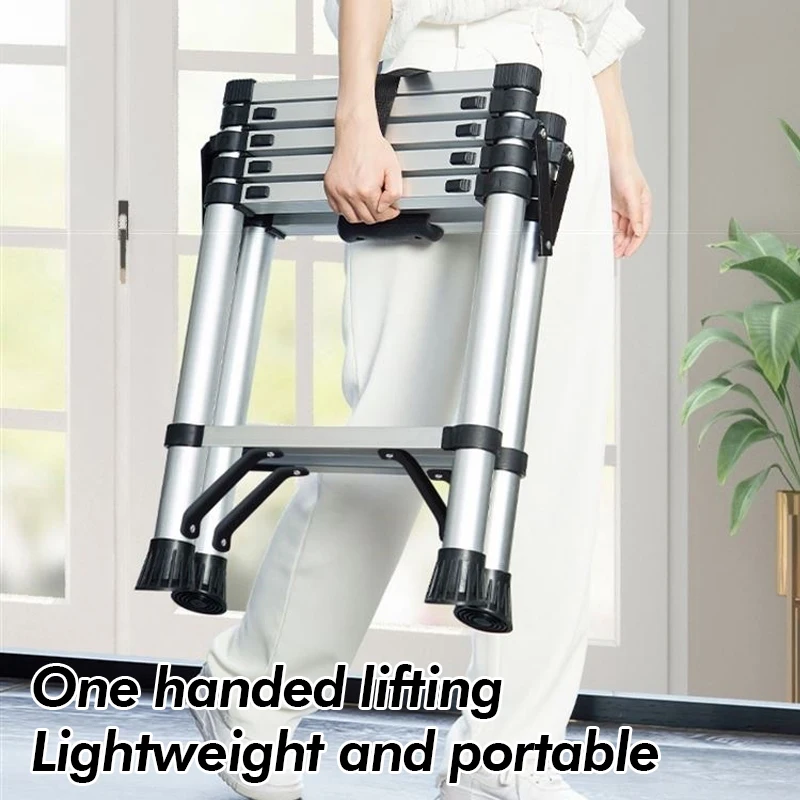 Step Ladders Folding Ladder For Home Aluminum Telescopic Ladder Climbing Stool Herringbone Stairs Engineering Extension Ladder