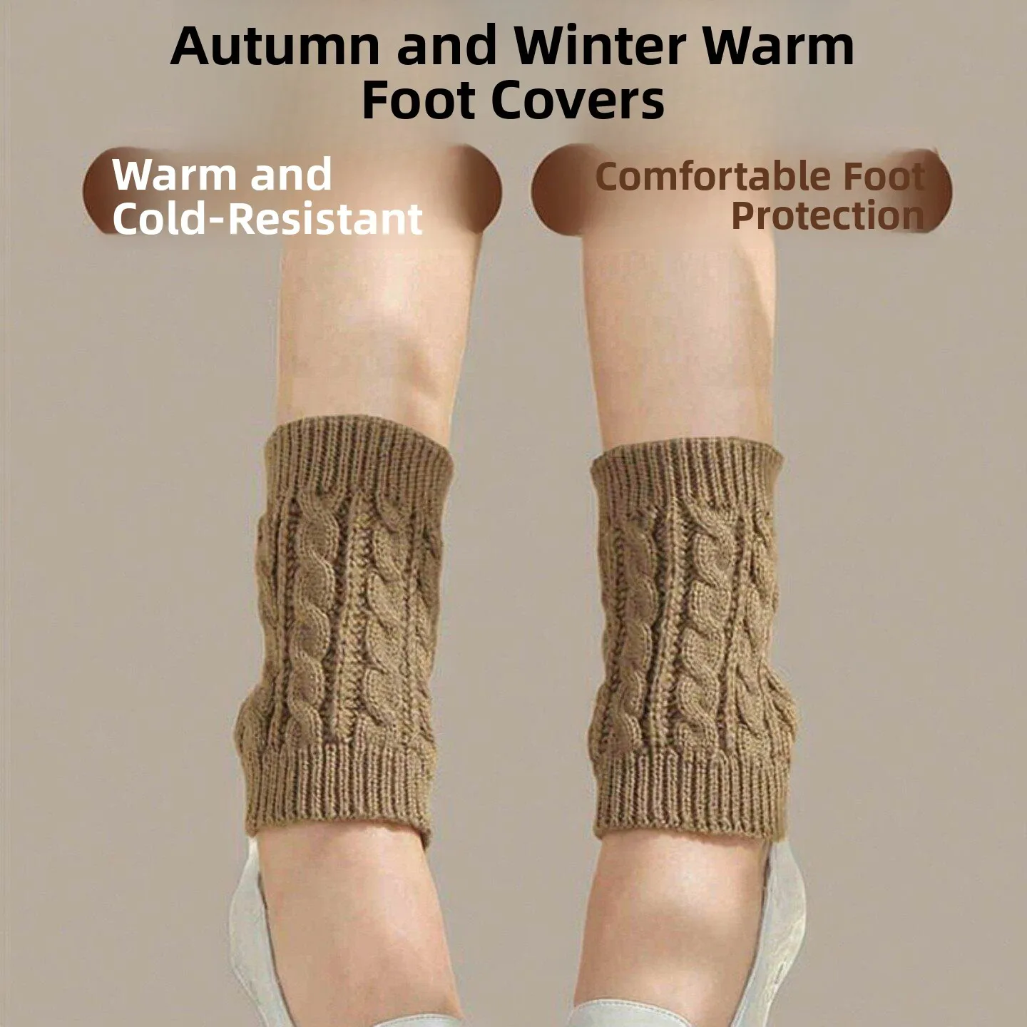 

Утолщенный поддерживающий браслет для лодыжки для сна и езды на велосипеде, защита от зимних холодов, защитный чехол для ног, детский чехол для ног Golden L