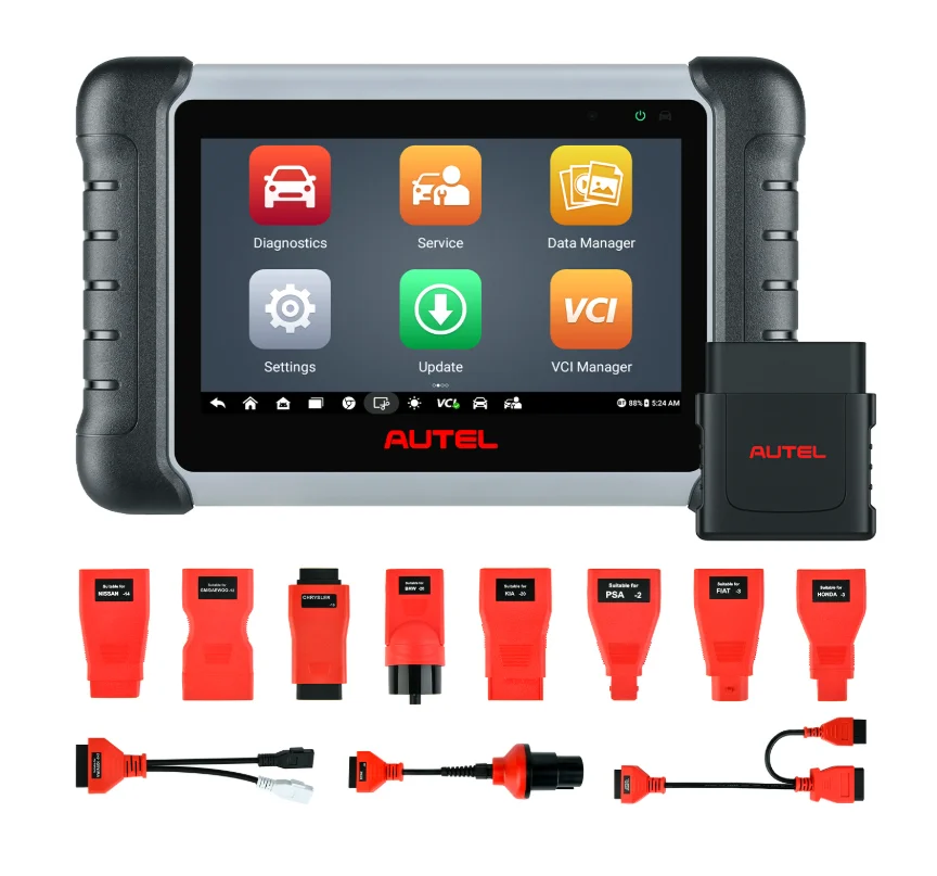Autel MP808BT PRO KIT 21+ Language Vehicle Tools Kit OE ECU Coding OBD2 Scanner Diagnostic Tool Obd-ii Vehicle Scanner