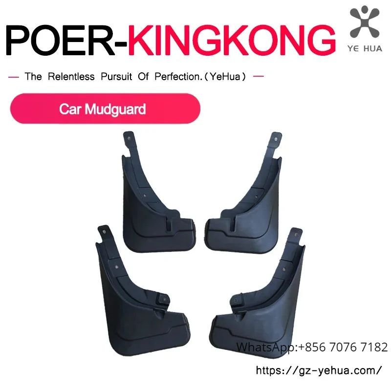 

Great Wall GWM POER KINGKONG 2022-2023 Car Fender Mud Flaps Splash Guards MudFlaps Front Rear Wheel Mudguards Auto Accessories