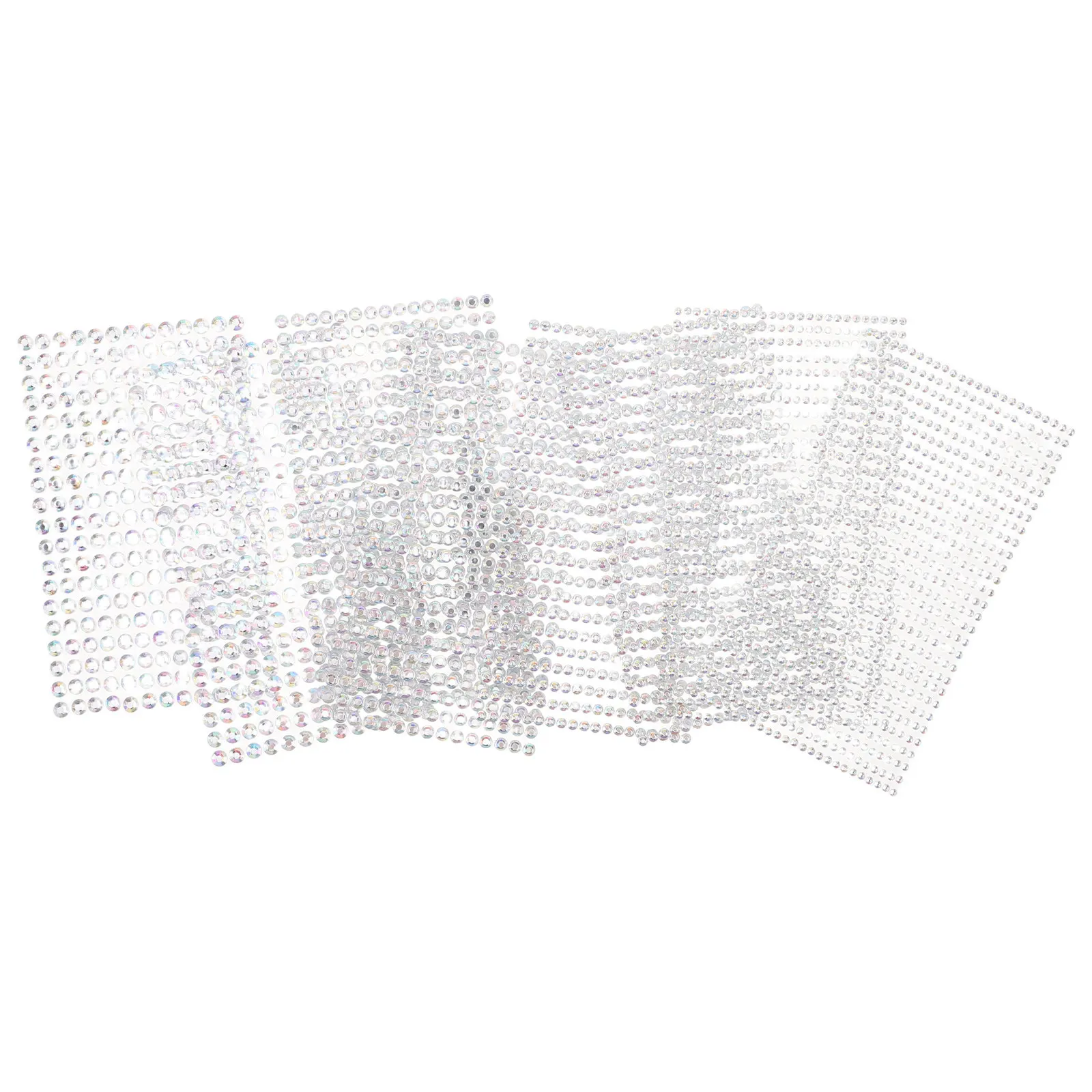 

8 листов наклеек со стразами, самоклеящиеся акриловые стразы для скрапбукинга, украшения телефонов, рукоделия