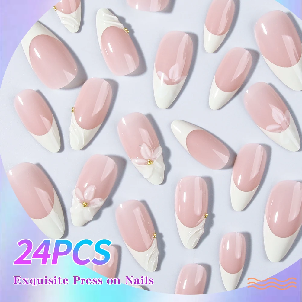 24pcs Almond 3d gel nails Whal - Decorating Tip Set recensione e prezzo