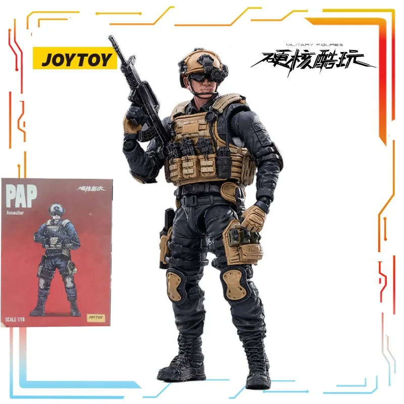 JOYTOY Original 1/18 producto terminado serie de soldados móviles PAP fuerzas especiales modelo de figura de acción juguetes modelo regalos para niños