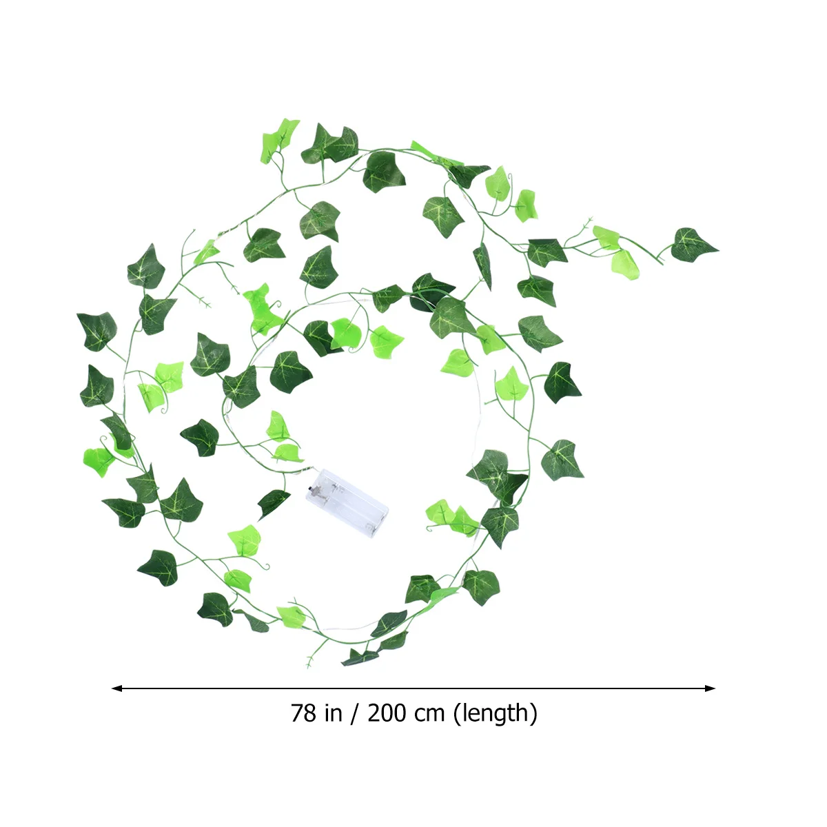 20 قطعة سلسلة ضوء الورقة الخضراء 2 متر Led دافئ لحفل زفاف حديقة الديكور سلاسل ضوء لأضواء ديكور المنزل #2