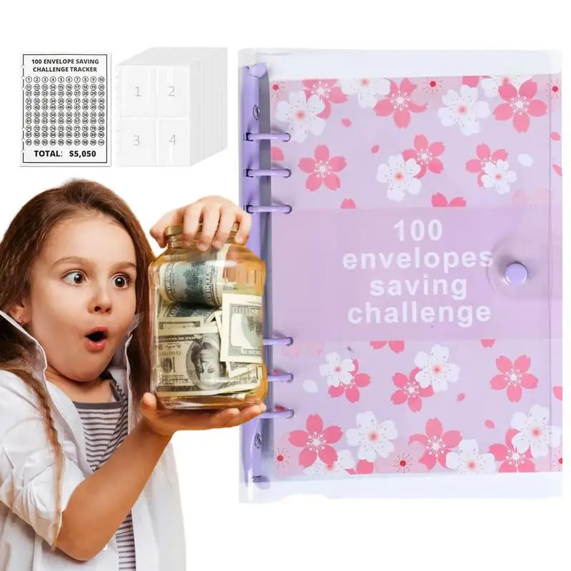 

100 конвертов, экономия денег, экономия денег, планировщик, книга, долговечная и многоразовая экономия, вызовы